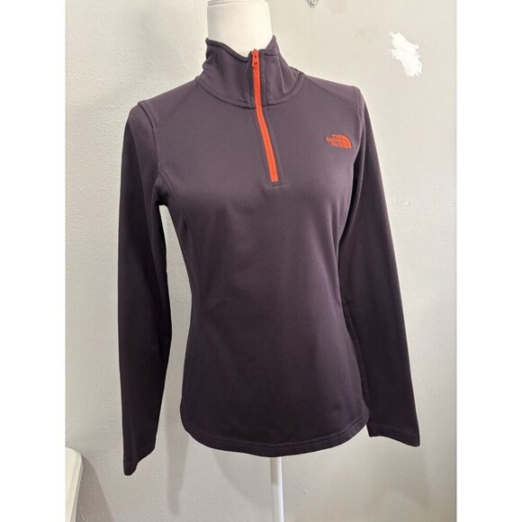 The North Face Purple Glacier 1/4 Zip Pullover Fleece Women Small - Picture 3 of 11